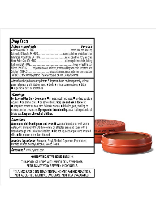 Hyland's PRID Drawing Salve Naturals (2 Pack) - Image 1