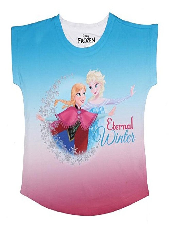 Disney FROZEN قميص عادي مناسب للفتيات من Wear Your Mind (DFZ0026_Multicolor 6 4-5 سنوات) - Image 1