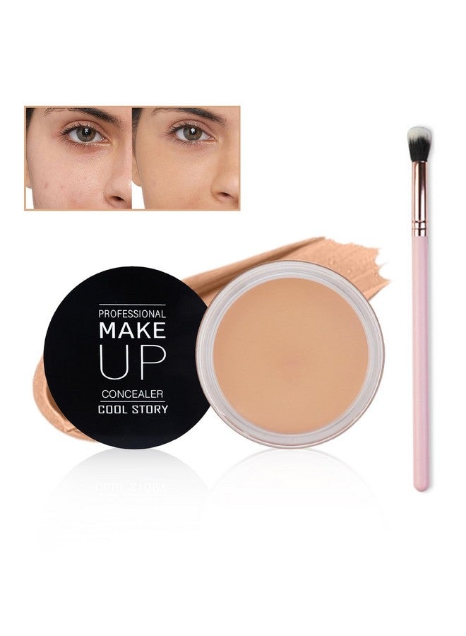 QIUFSSE Under Eye Concealer For Dark Circles Color Corrector Pro Concealer Full Coverage Concealer De Oieras Long-Lasting Cover Up Makeup Waterproof Concealer Makeup -03 Netural - Image 1