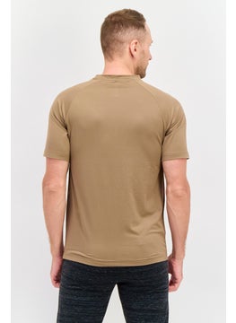 Men Sportswear Fit Short Sleeves Training T-shirt, Brown - pzsku/Z706B0BD16AAB3FE2E55BZ/45/_/1737642461/01255b2b-741c-4f01-a201-ca9ca98b6396