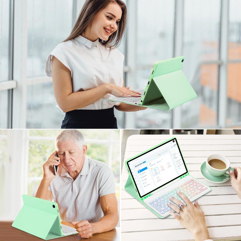 For Samsung Galaxy A9 Plus 5G Keyboard Tablet Case Transform Your Tablet into a Laptop with Keyboard and - Image 2