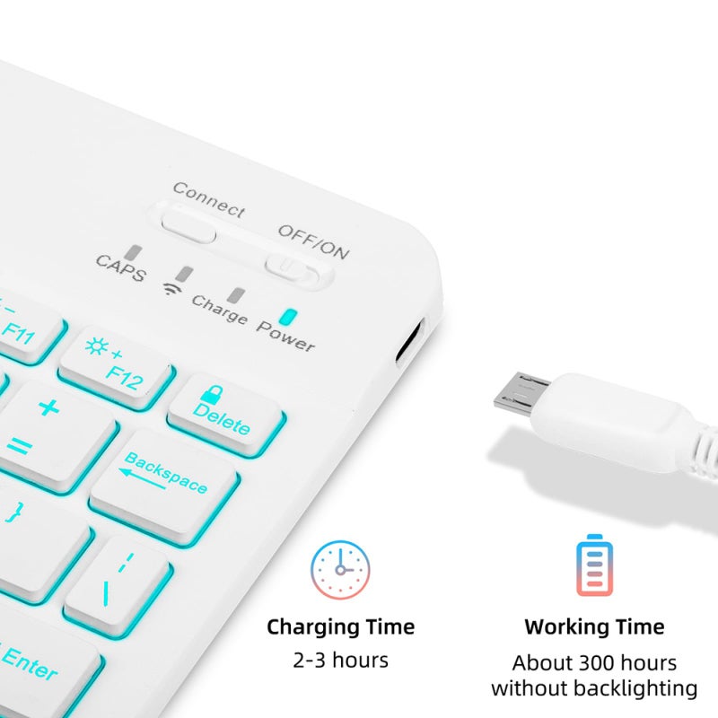 For Samsung Galaxy A9 Plus 5G Keyboard Tablet Case Transform Your Tablet into a Laptop with Keyboard and - Image 4