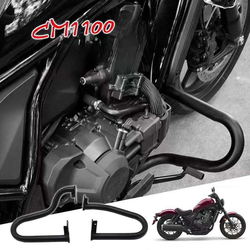 M Maintenanse Highway Crash Bar Engine Guard Compatible with Honda Rebel 1100 DCT CMX1100 CMX 1100 2021 2022 2023 - Image 4