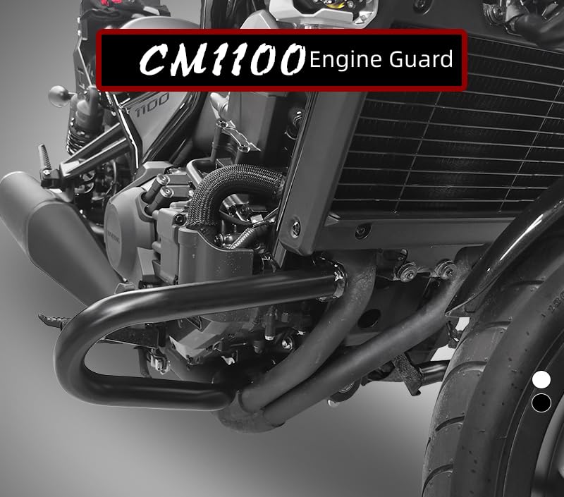 M Maintenanse Highway Crash Bar Engine Guard Compatible with Honda Rebel 1100 DCT CMX1100 CMX 1100 2021 2022 2023 - Image 5