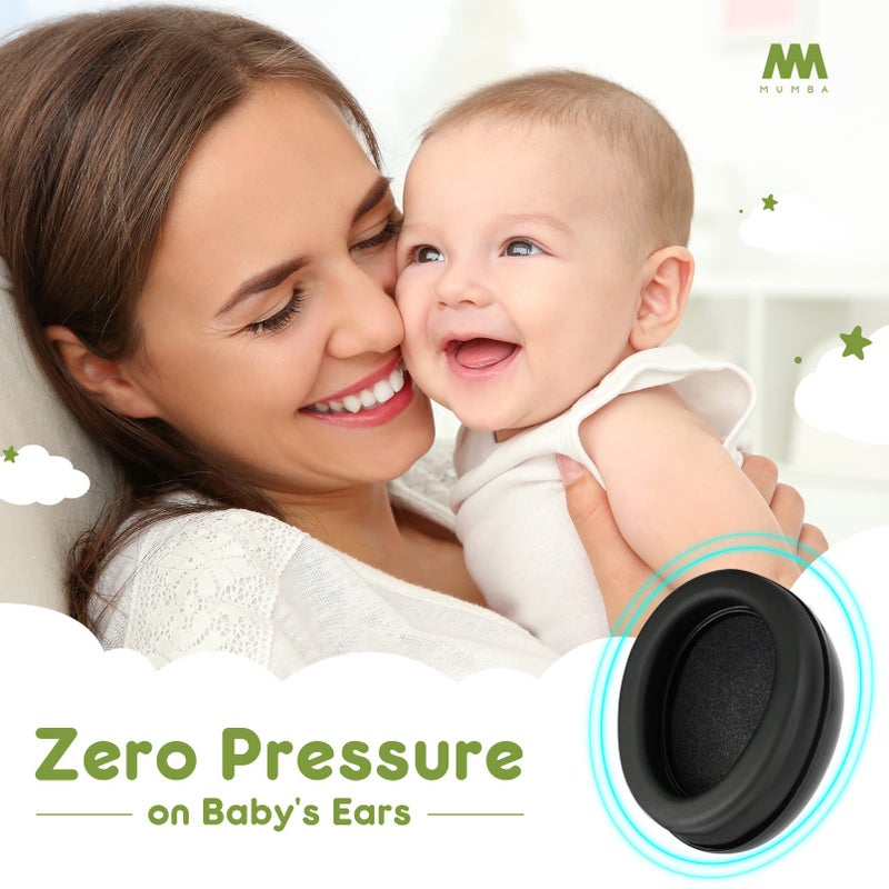 Mumba Baby Ear Protection Noise Cancelling HeadPhones for Babies and Toddlers Baby Earmuffs - Ages 3-24+ Months - Image 4