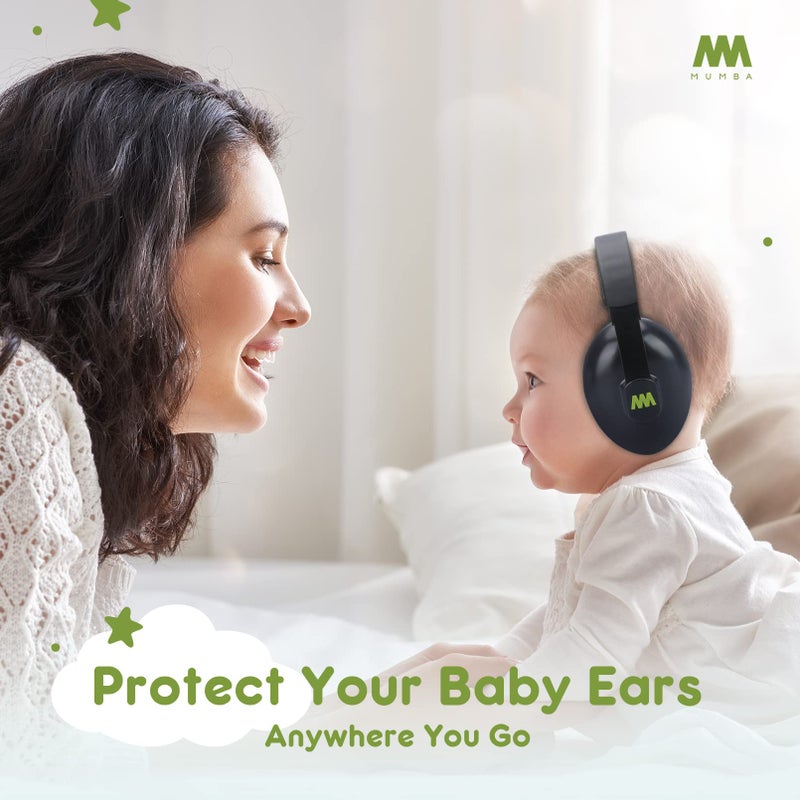 Mumba Baby Ear Protection Noise Cancelling HeadPhones for Babies and Toddlers Baby Earmuffs - Ages 3-24+ Months - Image 3