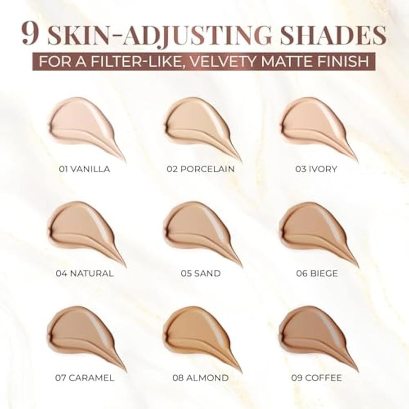 TOP Concealer for Face Makeup With Liquorice Root Dewy Finish, Full Coverage Ultra Blendable Dark Circle Spot Brightening and Correcting Concealer 5ml (01) - Image 2
