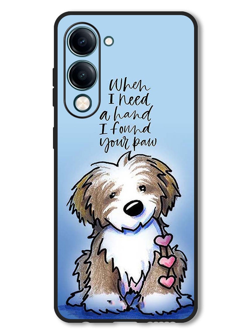 Theodor Case Compatible with Vivo Y29s Protection Shockproof Bumper Cover Found Your Paw - Image 1