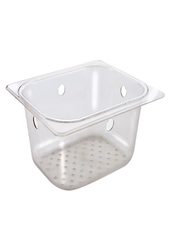 Krowne 30-160 Perforated Basket, 6" deep, for 10" x 14" & 10" x 12" Dump Sinks, Plastic