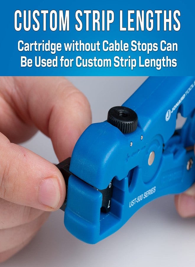 جونارد تولز أداة تجريد الكابلات العالمية Jonard UST-500 لكابلات Coax RG59/6 و7/11 - Image 4