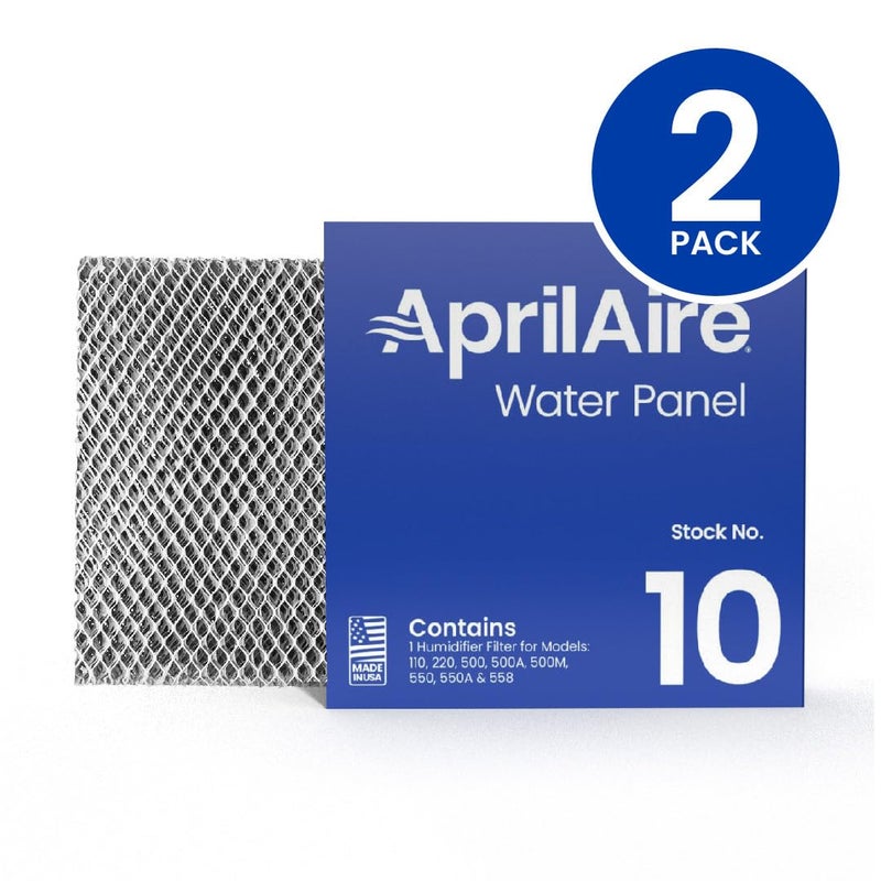 AprilAire 10 Water Panel Humidifier Filter Replacement for AprilAire Whole-House Humidifier Models 110, 220, 500, 500A, 500M, 550, 550A, 558 (Pack of 2) - Image 2