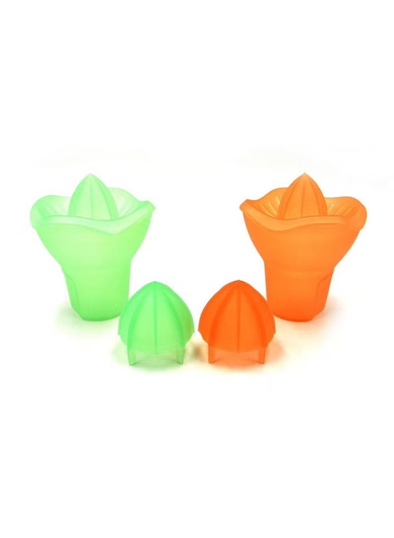 LTR Pack of 5 Manual Fancy Juicers – Fruit & Vegetable Juicer, Assorted Colors, Easy-to-Use & Durable - Image 1