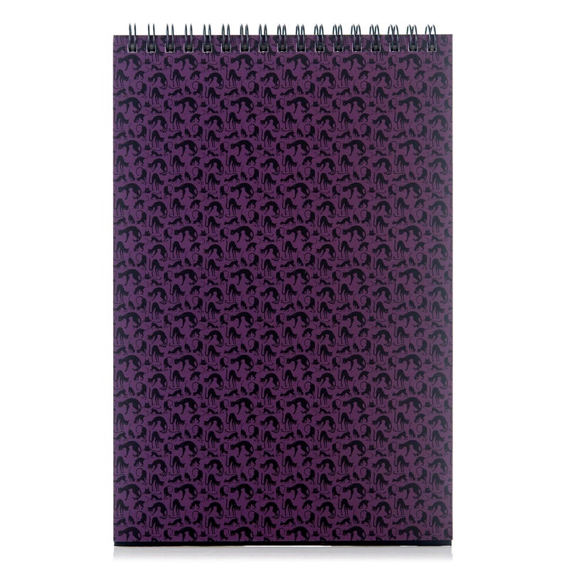 CONQUEST CON*QUEST Conquest Journals Waiting for the Night Top-Spiral Steno Notepad, 6'' x 9'', Durable Bookboard-Wrapped Backboard, 50 Sheets Lined List Pages, 60 lb. Paper, Gothic-Inspired - Image 4