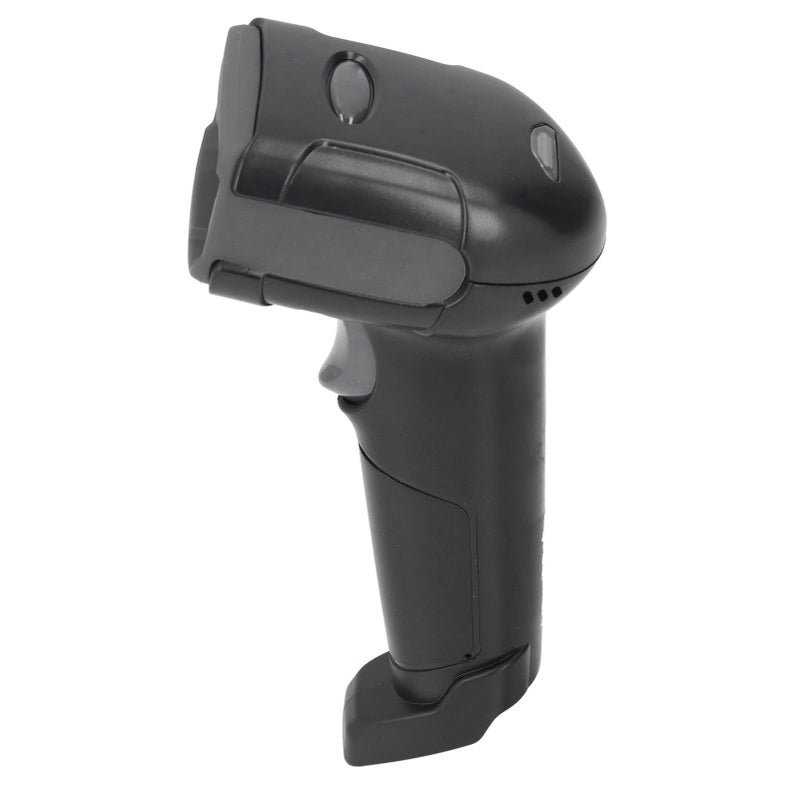 Akozon Handheld Barcode Scanner QR Code Reader With OCR Function For Retail Logistics And Supermarkets USB RS232 Compatible Black - Image 4