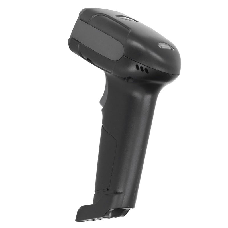 Akozon Handheld Barcode Scanner QR Code Reader With OCR Function For Retail Logistics And Supermarkets USB RS232 Compatible Black - Image 3