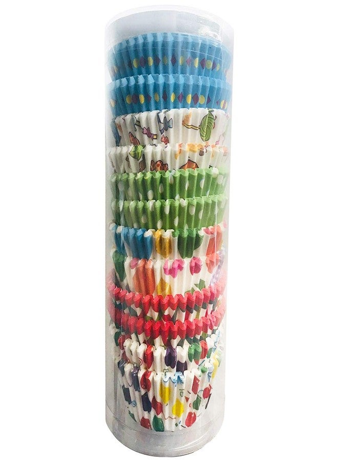 Bahoki Essentials Paper Baking Cups - Cupcake, Muffin Liners, Assorted Cake Wrappers - Great for Birthday Parties and Family Gatherings - Multi Prints - 300 Piece - Image 2