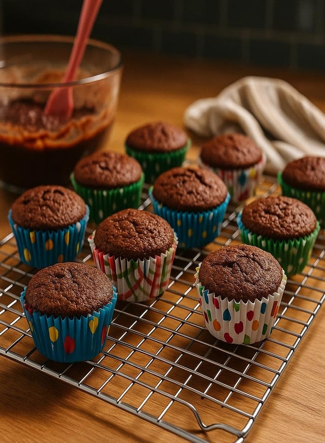 Bahoki Essentials Paper Baking Cups - Cupcake, Muffin Liners, Assorted Cake Wrappers - Great for Birthday Parties and Family Gatherings - Multi Prints - 300 Piece - Image 4