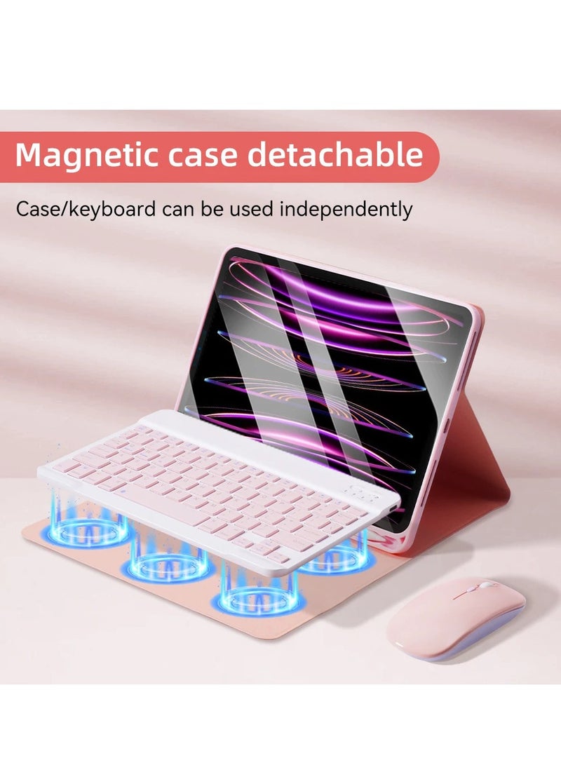 غطاء ذكي خفيف الوزن مع لوحة مفاتيح لاسلكية قابلة و ماوس للفصل مغناطيسيا لجهاز iPad Pro مقاس 13 بوصة (الجيل السابع/السادس/الخامس/الرابع 2024/2022/2021/2020) - Image 3
