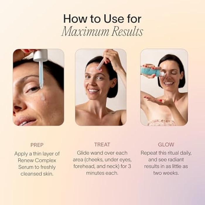 Solawave Renew Complex Red Light Therapy Activation Serum for Face & Neck | Pairs with LED Facial Wand Device | Hydrates & Plumps the Skin | Blue Tansy, Aloe Vera, Hyaluronic Acid (1 Oz) - Image 5