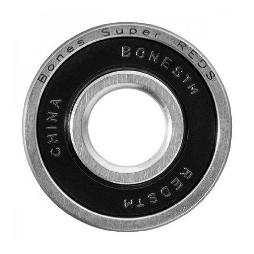 Bones Super Reds Bearings, 8 Pack set With FREE Bones Spacers - Image 2