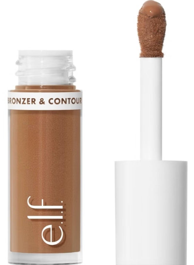 elf e.l.f. Camo Liquid Bronzer & Contour, Silky Highly Pigmented Formula, Creates a Long-Lasting Bronzed Glow & Natural Look, Vegan & Cruelty-Free, 3 Light - Image 1