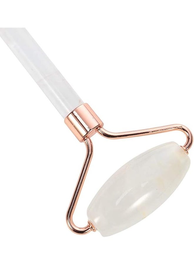 Jade Stone Massage Tool, Natural Jade Stone Set Anti-Aging Face Lifting Anti-Aging Facial Relaxation Double Chin Neck- - Image 5