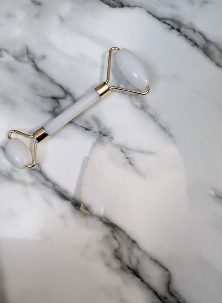 Jade Stone Massage Tool, Natural Jade Stone Set Anti-Aging Face Lifting Anti-Aging Facial Relaxation Double Chin Neck- - Image 4