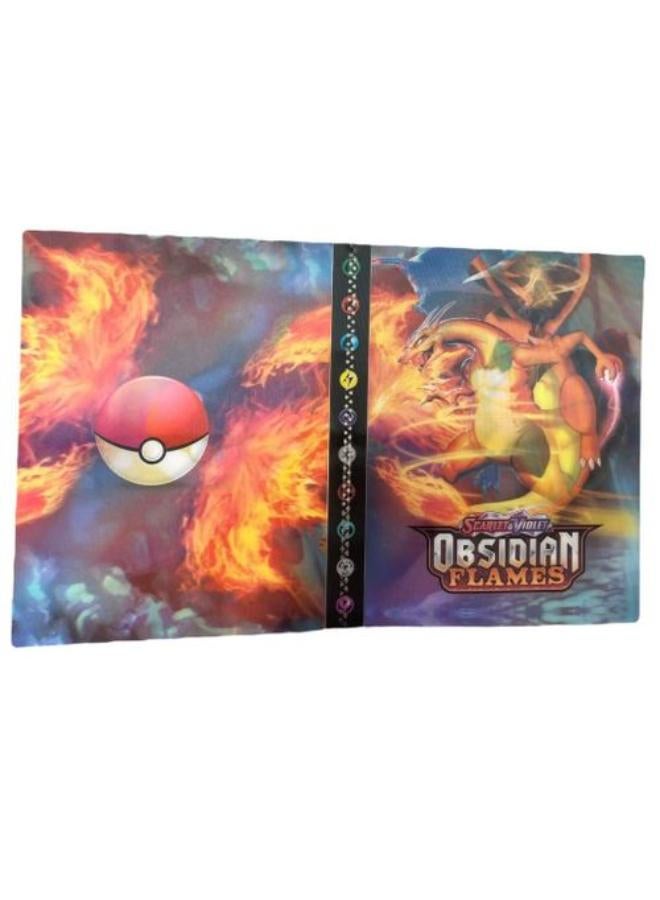 Pokemon 120pcs Holder Album Collections Pokemonn Cards Games Book Album Top Loading List Games Gift for Kids
