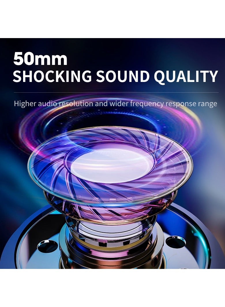 Gaming Headset with Microphone, Gaming Headphones for PS4 PS5 Xbox One PC with RGB Lights, PlayStation Headset with Noise Reduction 7.1 Surround Sound Over-Ear and Wired 3.5mm Jack - Image 4