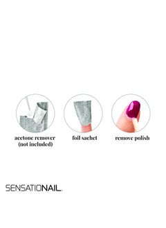 SensatioNail Clean Prep & Cure Gel Nail Polish Kit - Long-Lasting Salon Grade Manicure Kit With Uv Lamp - Includes Primer, Base & Top Coat, Cleanser, And Manicure Essentials - Lasts Up To 2 Weeks  - Image 4