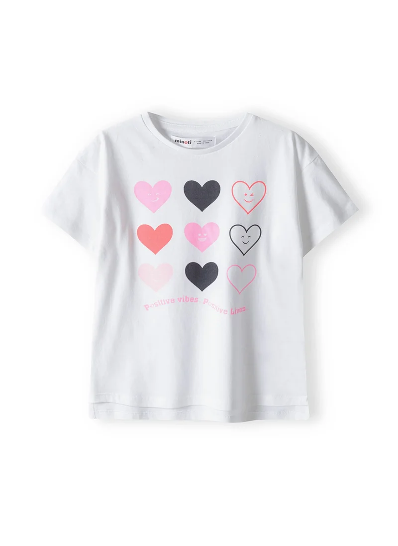 مينوتي Kids Girls T-Shirt And Cycle Short Set