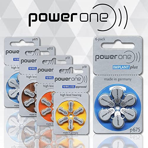 Power One 10 عبوات (60 بطارية) بطاريات باور ون لزراعة القوقعة! - Image 4
