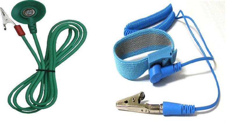 Ses Supreme-ESD Safe (Anti Static) Table Mat Pvc 3 Layer Blue Thickness 2mm Size (3 ft x 4.5 ft) With On 4 Corner Button With Wrist Band + Grounding Cord All Set Accessories - Image 2