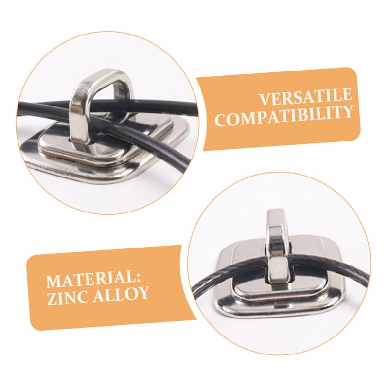 4 Pcs Laptop Cable Lock Anchor Kit with Mount for Desk Security Theft Prevention - Image 4