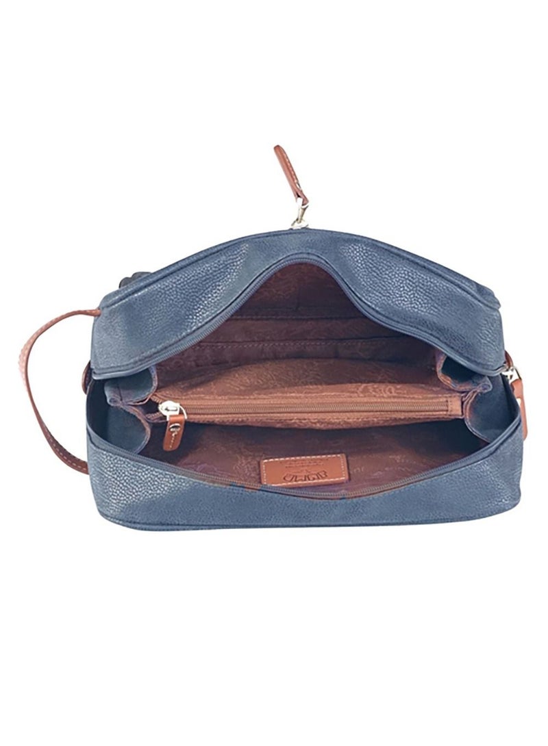 Jump New Uppsala Soft Toiletry Bag Navy Blue - Image 4