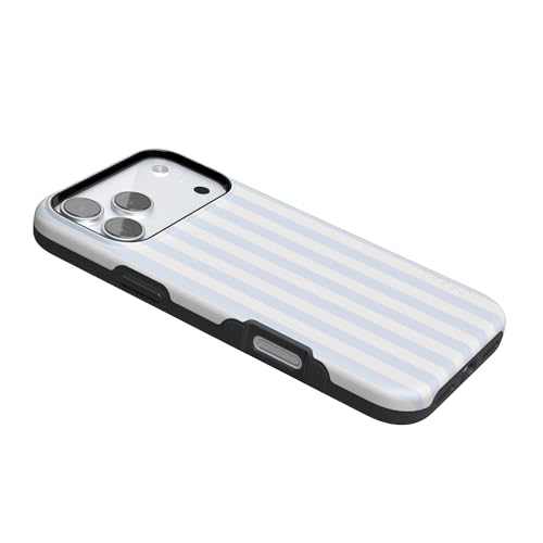 Casely iPhone 17 Pro Case | Blue Stripes | Sunday Best | Bold Protective Design | Compatible with MagSafe - Image 3
