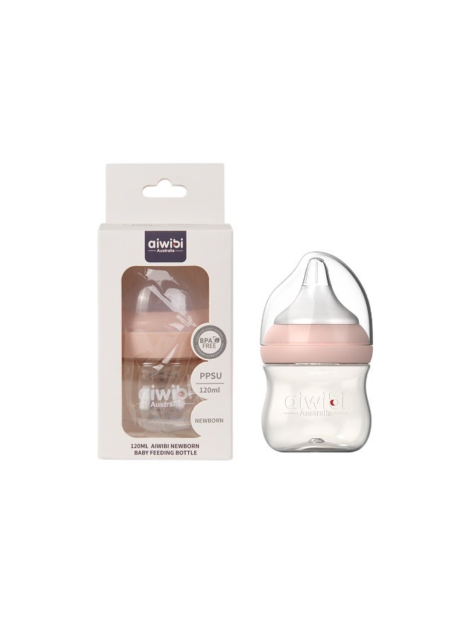 أيويبي زجاجة رضاعة للأطفال حديثي الولادة من ، 120 مل، وردية - Image 2