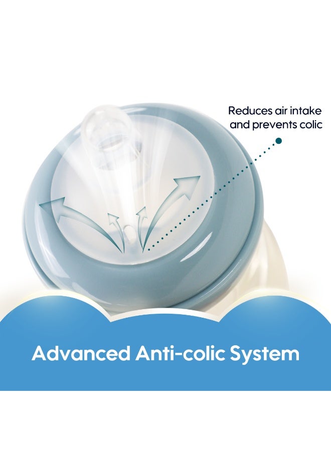 أيويبي زجاجة رضاعة للأطفال حديثي الولادة من ، 120 مل، وردية - Image 5