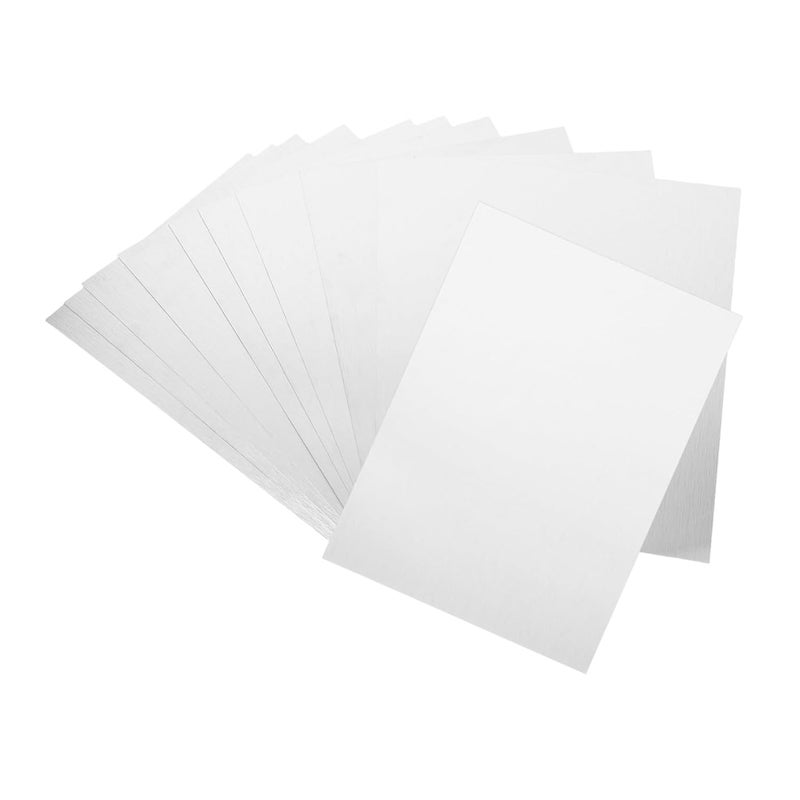 10pcs Sublimation Aluminum Plates 8x8 Inch Heat Transfer Blanks for DIY Crafting - Image 1
