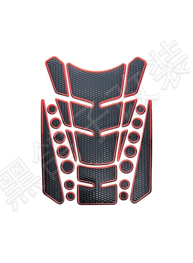 Suitable For Ktm Suzuki Honda Yamaha Motorcycle Stereo Waterproof Fuel Tank Sticker Decorative Fuel Tank Fish Bone Decal-Color:Blue Waterproof And Anti-slip♜♜-Size:Default Item♜♜ - Image 1