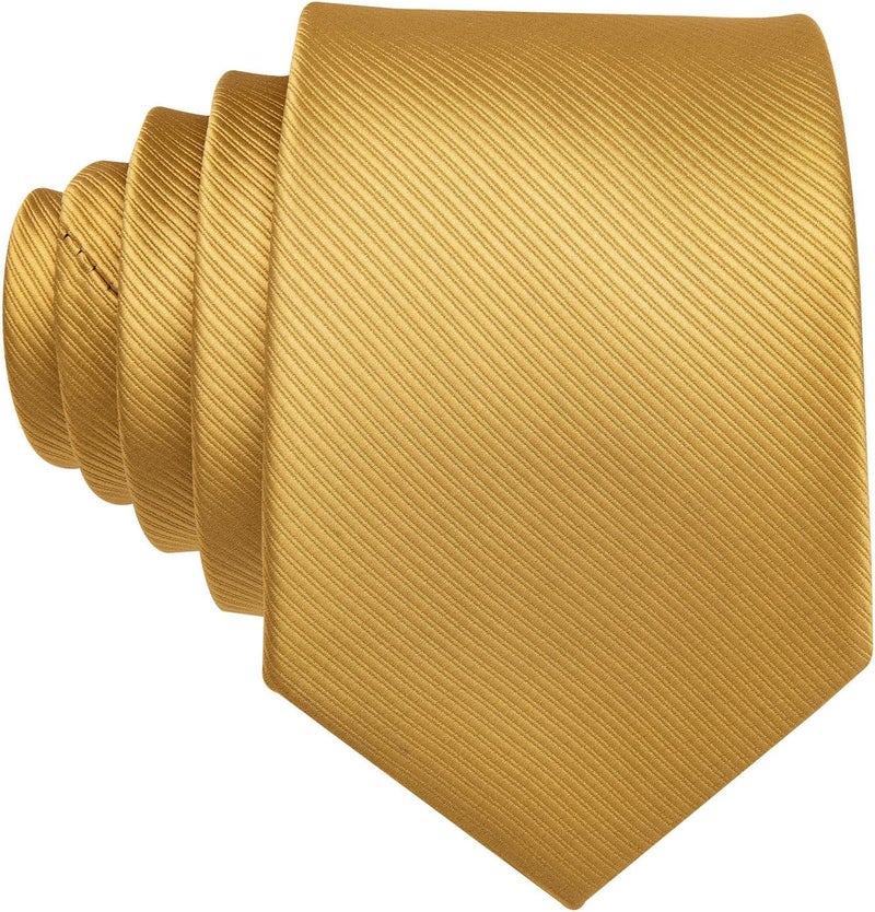 Barry.Wang Store Men Tie Set Floral Paisley Silk Necktie Pocket Square Cufflinks Formal Wedding Party Business - Image 4