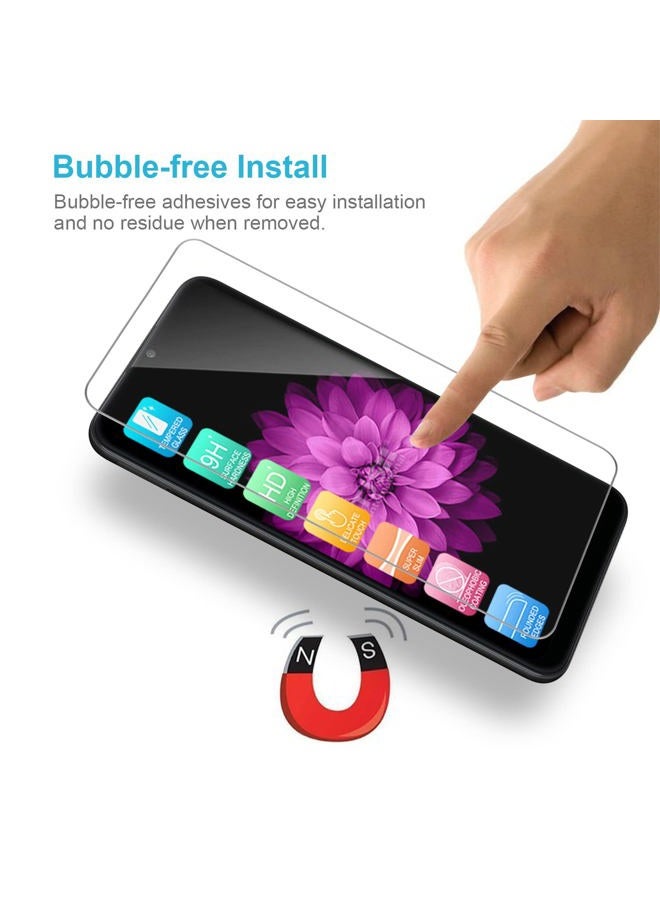 TJ's [3-Pack] Compatible for T-Mobile Revvl 6 5G, [Screen Coverage][Tempered Glass] Case Friendly Screen Protector Anti-Fingerprint, Bubble Free for Revvl 6 5G (Clear) - Image 5