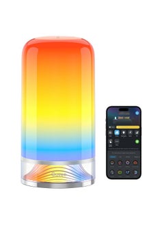 Govee Govee RGBIC Smart Table Lamp 2, Touch Bedside Small Table Lamp Work with Matter, Alexa, LED Desk Lamp with 64 Scene Modes, Color Changing Lamp for Bedroom Living Room Dimmable Night Light(Corded)  - Image 1