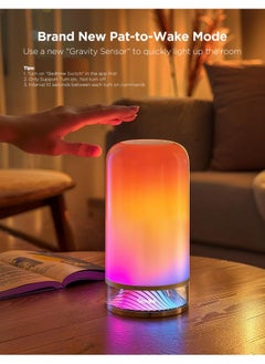 Govee Govee RGBIC Smart Table Lamp 2, Touch Bedside Small Table Lamp Work with Matter, Alexa, LED Desk Lamp with 64 Scene Modes, Color Changing Lamp for Bedroom Living Room Dimmable Night Light(Corded)  - Image 5