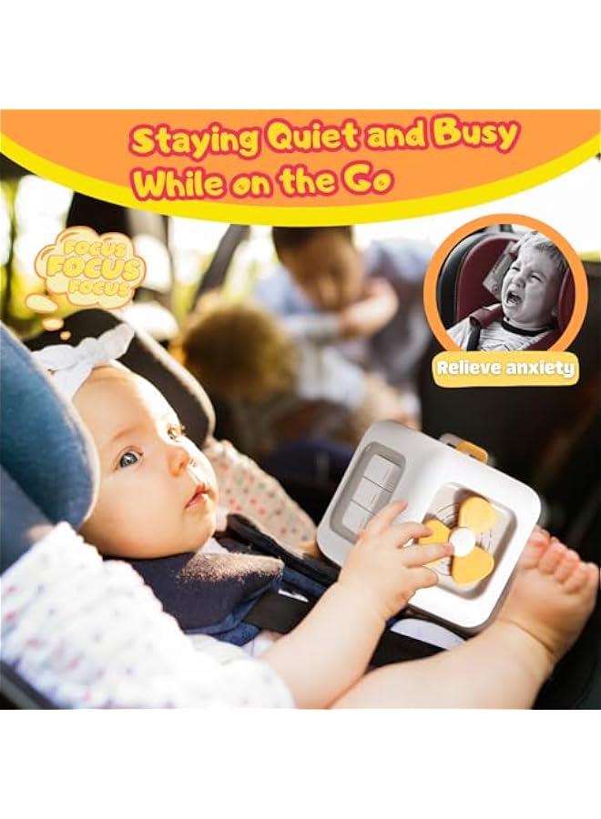 مكعب تعليمي للأطفال رضع عمرهم سنة واحدة وأكبر، ألعاب تنمية مهارات حركية دقيقة، هدايا عيد ميلاد وأعياد لأولاد وبنات سنة أولى، مناسب كهدية لأولاد وبنات سنة أولى. - Image 5