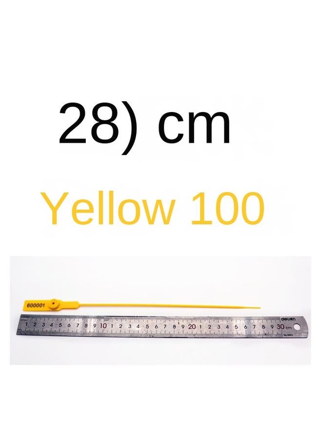 Bluejw Plastic Seal Truck Tie Disposable Lead Seal Logistics Seal Anti-theft Anti-transfer Buckle Container Tank Lock  - Image 1