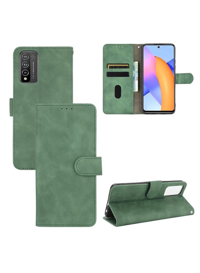 Zaboon Case For Huawei Honor 10X Lite Solid Color Skin Feel Magnetic Buckle Horizontal Flip Calf Texture PU Leather Case with Holder & Card Slots & Wallet - Image 1