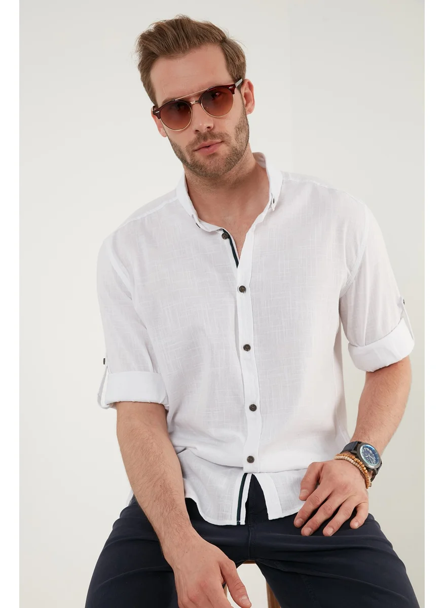 Buratti Button Collar Men's Shirt CF20S111871