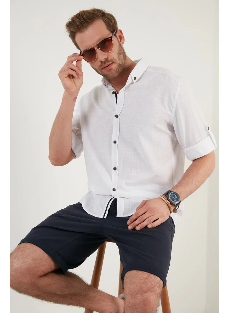 Buratti Button Collar Men's Shirt CF20S111871