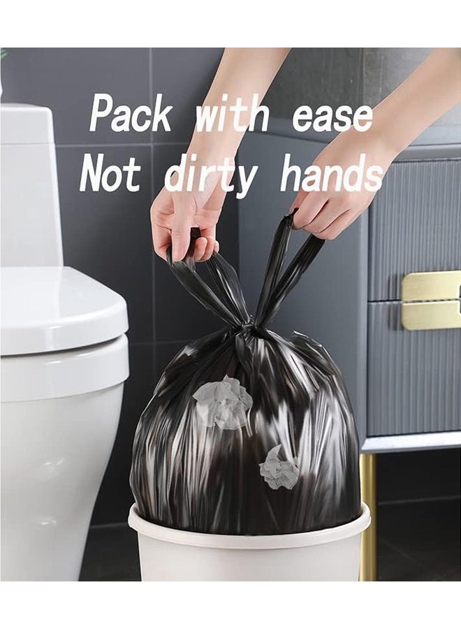 Black Trash Bags,300 Counts Thicken Value 4 Gallon Trash Bag,Breakpoints, 46x60cm - Image 5